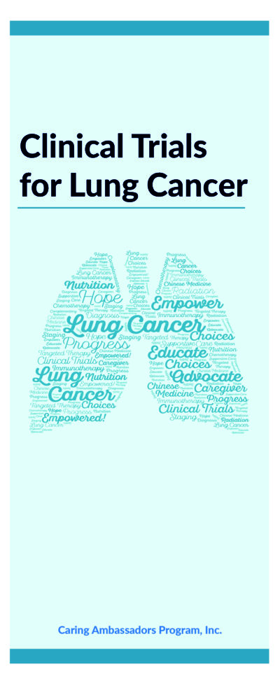 Clinical Trials for Lung Cancer Brochure