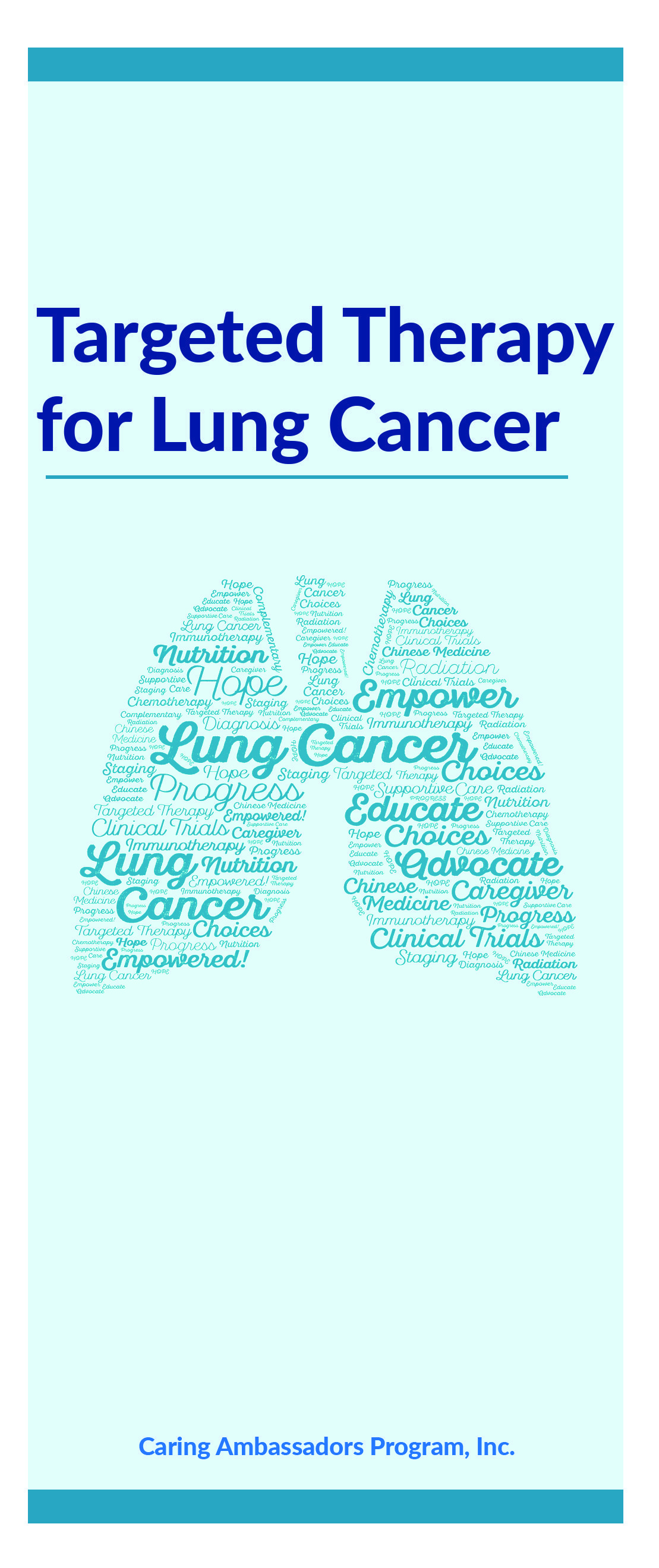 Targeted Therapy for Lung Cancer Brochure
