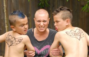 There are many ways to raise awareness. Jessica with her boys